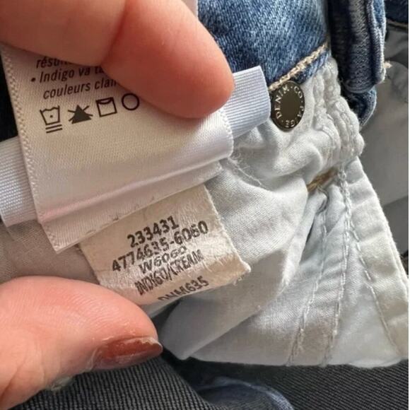 Paige Hoxton Side Stripe High Waist Ankle Straight Leg Jeans - Picture 10 of 10